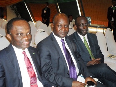 L-R: Managing Director, Fidelity Bank Plc, Mr. Reginald Ihejiahi; Central Bank of Nigeria (CBN) Deputy Governor, Operations Directorate, Tunde Lemo and FCMB's Vice President and Group Head, Project & Structured Finance, Robert Grant, at the special forum on Financing the Power Sector Reforms for Economic Development, in Abuja over the weekend.